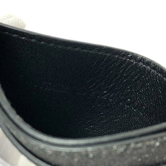 BALENCIAGA 392126 Logo glitter Card holder Business card holder Card Case Le... - Picture 11 of 16